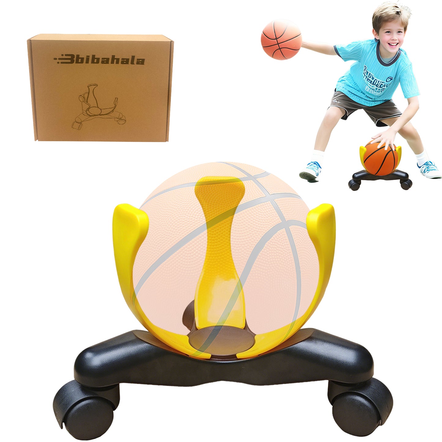 Sideways Low-Center Dribbling Sliding Clamps Basketball Training Equipment