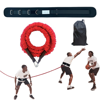 Zone Defense Resistance Band Belt Trainer Kit Basketball Training Equipment