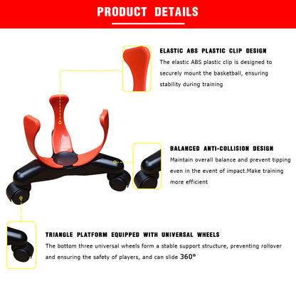 Sideways Low-Center Dribbling Sliding Clamps Basketball Training Equipment