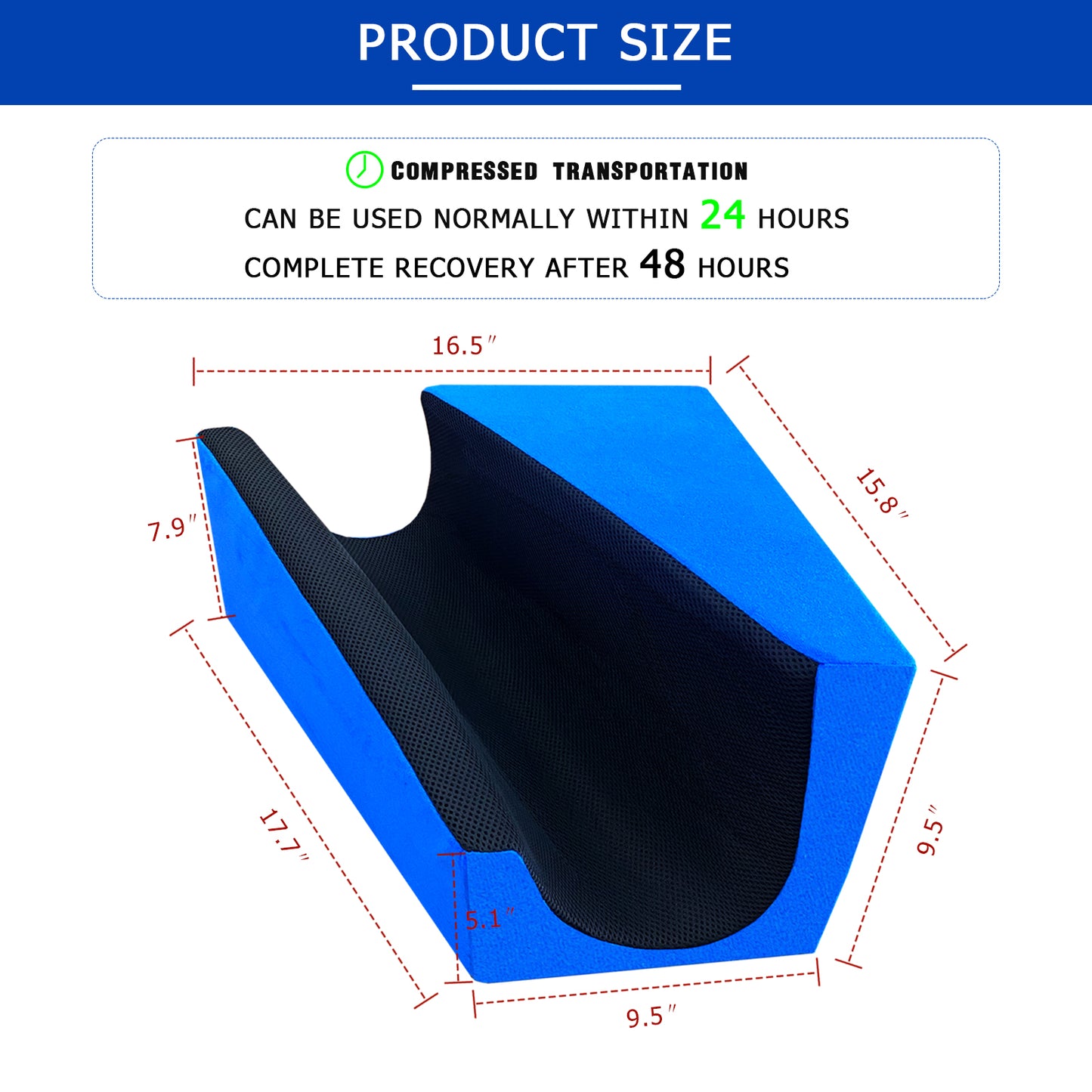 Hip Abduction Pillow Knee Wedge Leg Lifter for After Knee Surgery Replacement Recovery Aids